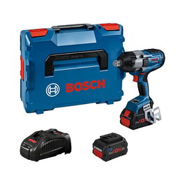 Bosch GDS 18V-1050 H Professional Kit L-BOXX - Destornillador de impacto a batería 18V, mango pistola, 3/4", 800-1750 RPM, 1050 Nm, incluye batería y cargador