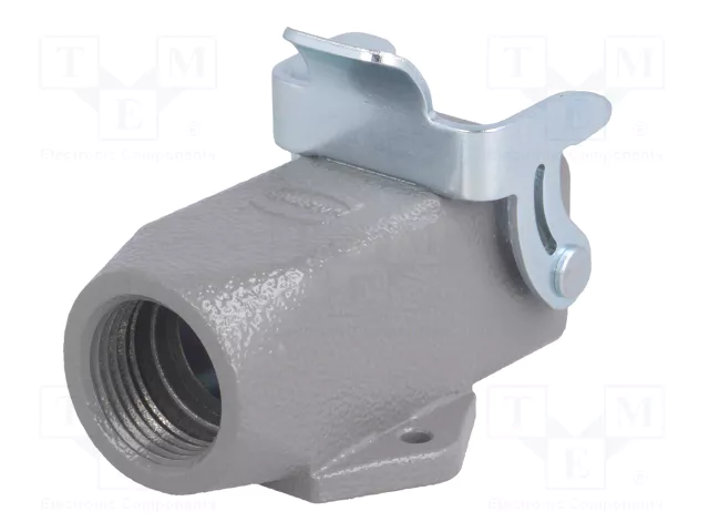 HARTING Carcasa HDC Han® A Tamaño 3A Gris con Pestillo