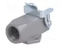 HARTING Carcasa HDC Han® A Tamaño 3A Gris con Pestillo