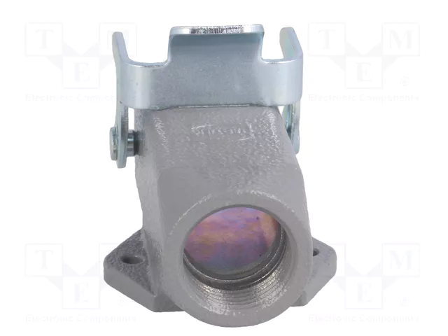 HARTING Carcasa HDC Han® A Tamaño 3A Gris con Pestillo