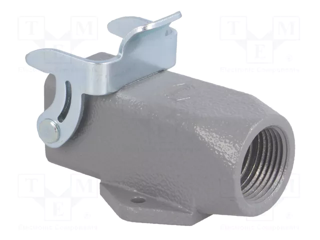 HARTING Carcasa HDC Han® A Tamaño 3A Gris con Pestillo