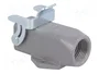 HARTING Carcasa HDC Han® A Tamaño 3A Gris con Pestillo