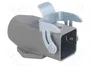 HARTING Carcasa HDC Han® A Tamaño 3A Gris con Pestillo