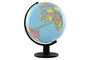 DKD Home Decor Globo Terráqueo de PVC con Luz Azul