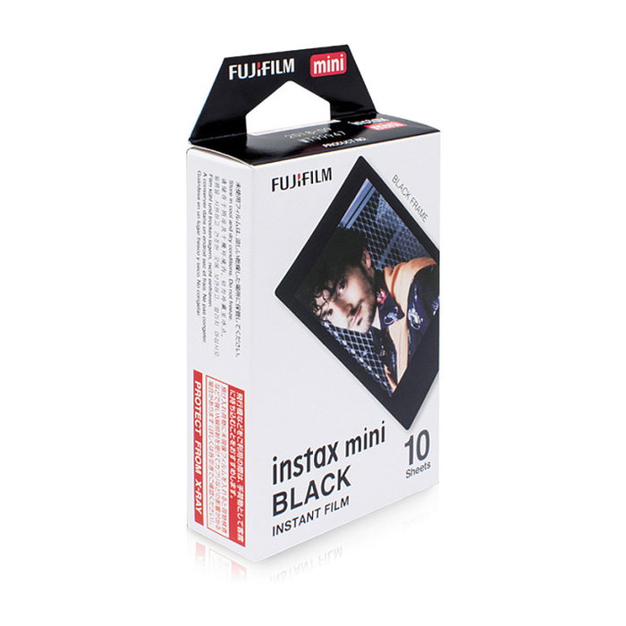 Fujifilm instax mini Film con marco negro (10 hojas) Fujifilm instax mini Film con marco negro (10 hojas)