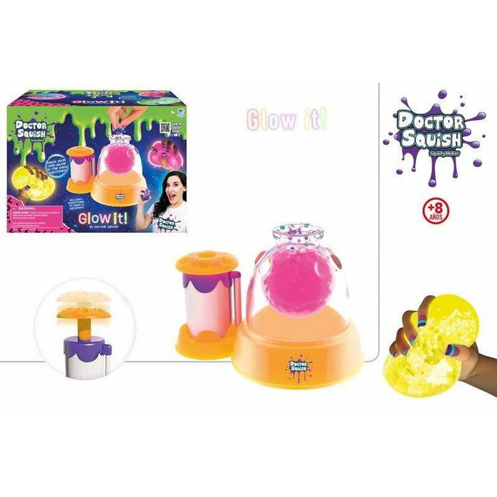 Color Baby Fábrica de bolas Squishy que brilla Dr Squish Edición Neón Color Baby Fábrica de bolas Squishy que brilla Dr Squish Edición Neón