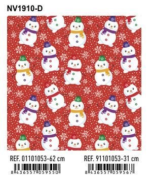 Papel De Regalo Bobina Basika 31 Cm X 80 M (2 Kg Aprox.) Navidad (Nv1910-D 31 Cm) Papel De Regalo Bobina Basika 31 Cm X 80 M (2 Kg Aprox.) Navidad (Nv1910-D 31 Cm)