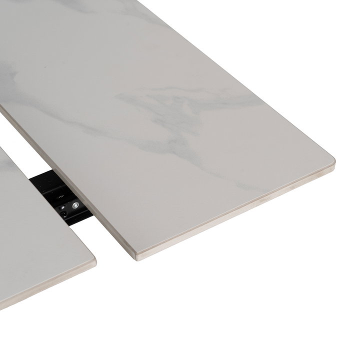 Ixia Mesa Extensible Blanco-Negro 170 x 90 x 76 cm