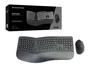 Conceptronic ORAZIO02DE Combo de Teclado y Ratón Ergonómico Inalámbrico QWERTZ Alemán Negro