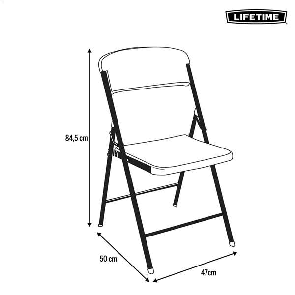 Color Baby Silla Plegable 47X50X84,5 Cm