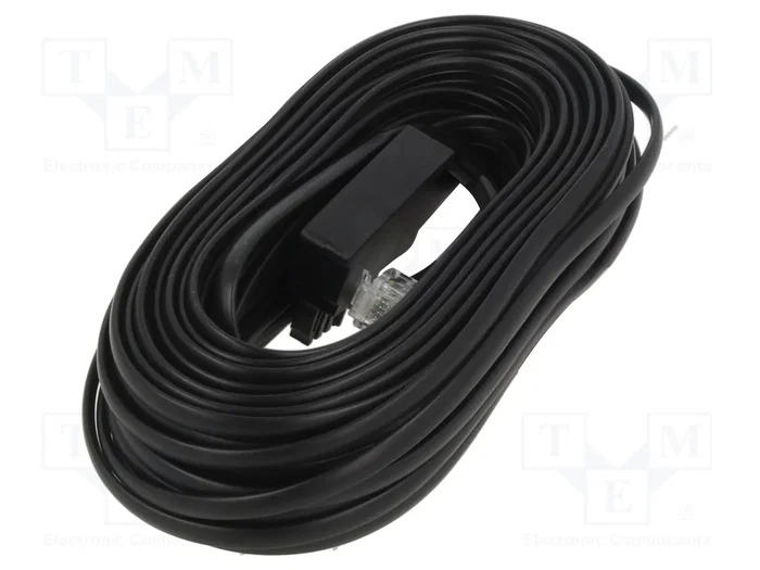 GOOBAY Cable Telefónico de 15m con Conector RJ11 y TAE F