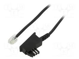GOOBAY Cable Telefónico de 15m con Conector RJ11 y TAE F