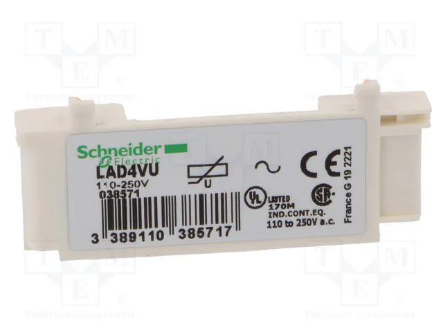 SCHNEIDER ELECTRIC Limitador de sobretensiones varistor de frente