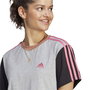 Camiseta de Manga Corta Mujer Adidas 3S Cr