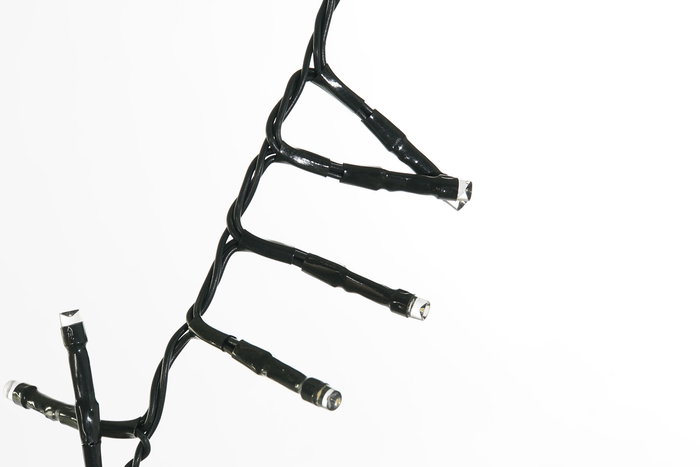 DKD Home Decor Luces Navidad Tradicional Blanco Amarillo 1x200x5 cm (2 Unidades)