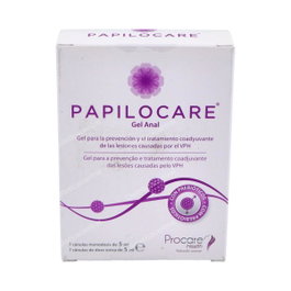 PAPILOCARE Gel Anal con 7 Cánulas 5 ml