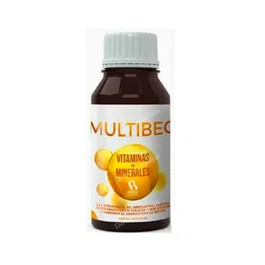 BEQUISA Multibeq 250Ml - Complejo Multivitamínico y Mineral con Vitaminas C, B, E - Jarabe para Reducir el Cansancio y la Fatiga - 250 ml