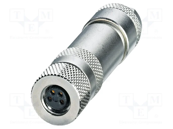 PHOENIX CONTACT Conector M8 Enchufe 4 Pines Recto Dorado IP67 PHOENIX CONTACT Conector M8 Enchufe 4 Pines Recto Dorado IP67