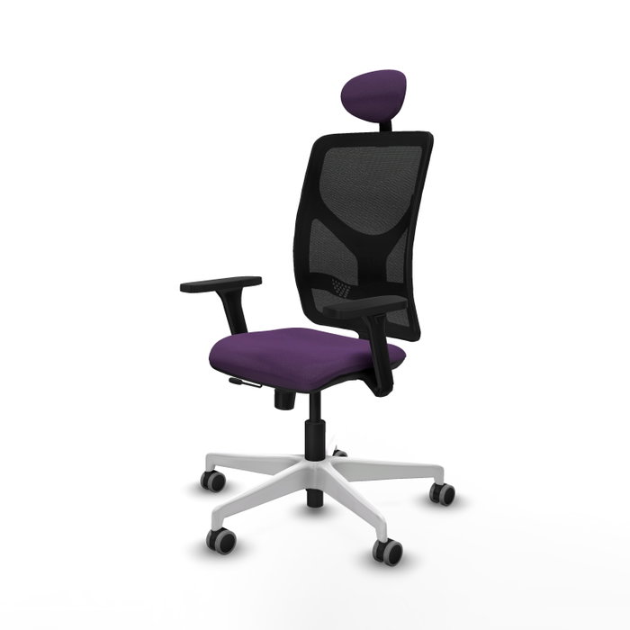 PIQUERAS Y CRESPO Silla de oficina Motilla con mecanismo Sincro/Traslack Morado y Negro PIQUERAS Y CRESPO Silla de oficina Motilla con mecanismo Sincro/Traslack Morado y Negro