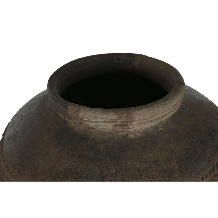 DKD Home Decor Ánfora de Terracota Marrón Pieza Única Antigua