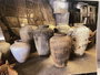 DKD Home Decor Ánfora de Terracota Marrón Pieza Única Antigua
