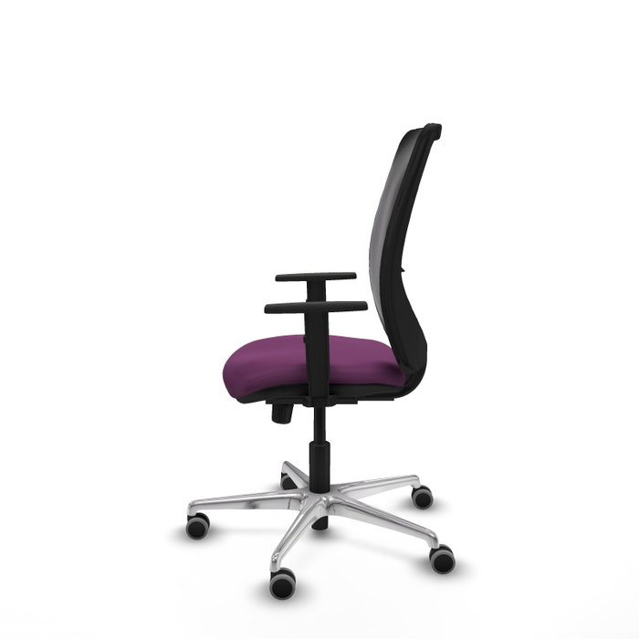 PIQUERAS Y CRESPO Silla de oficina Zulema con mecanismo Sincro, Morado y Negro PIQUERAS Y CRESPO Silla de oficina Zulema con mecanismo Sincro, Morado y Negro