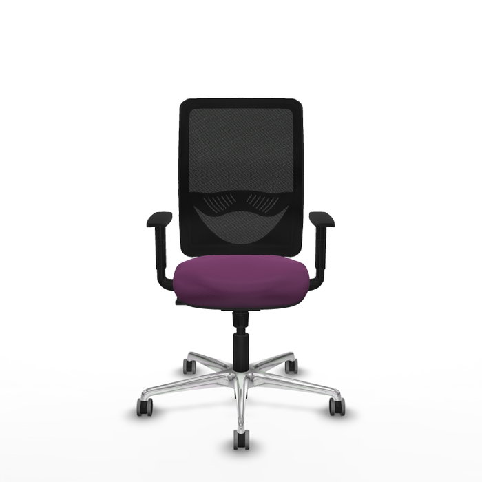 PIQUERAS Y CRESPO Silla de oficina Zulema con mecanismo Sincro, Morado y Negro PIQUERAS Y CRESPO Silla de oficina Zulema con mecanismo Sincro, Morado y Negro
