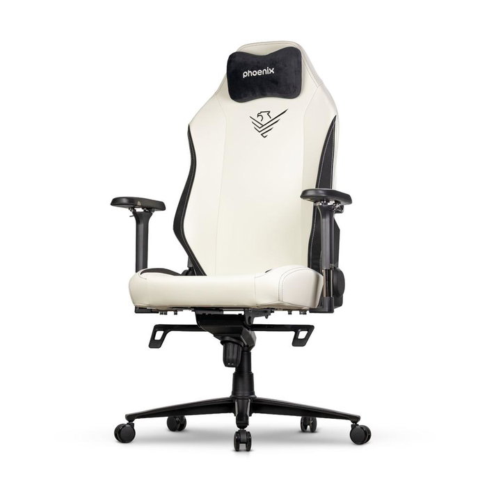Phoenix Monarch Remaster Silla Gaming Ergonómica Premium con Cuero Napa, Ajuste Lumbar Integrado Core MATRIIX, Reposabrazos 4D y Reposacabezas Magnético Omni-Cool, Negro Phoenix Monarch Remaster Silla Gaming Ergonómica Premium con Cuero Napa, Ajuste Lumbar Integrado Core MATRIIX, Reposabrazos 4D y Reposacabezas Magnético Omni-Cool, Negro