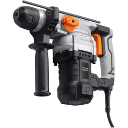 Meister MEI4004646286480 Taladro Percutor Rotativo 1010W 230V 880 RPM con Revestimiento Antideslizante, Cable 3m, Llave y Empuñadura Lateral