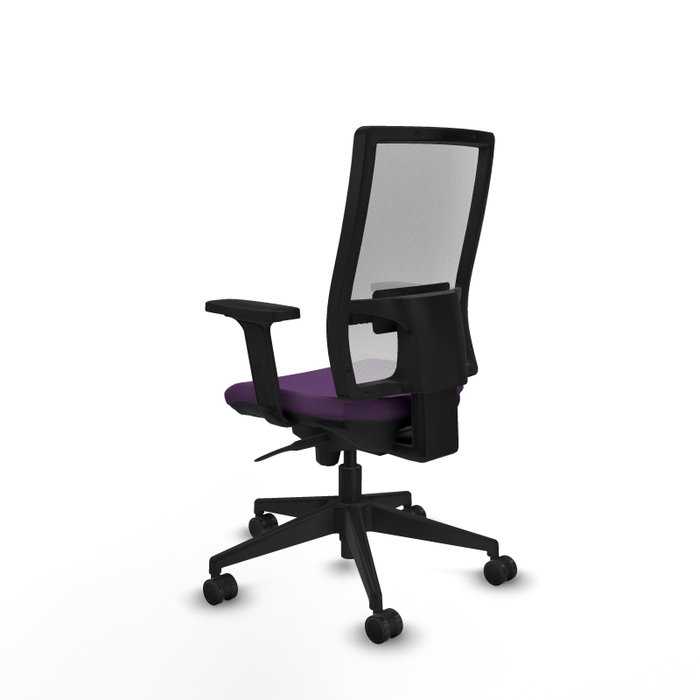 PIQUERAS Y CRESPO Silla de oficina Horna con mecanismo Sincro, Morado y Blanco PIQUERAS Y CRESPO Silla de oficina Horna con mecanismo Sincro, Morado y Blanco