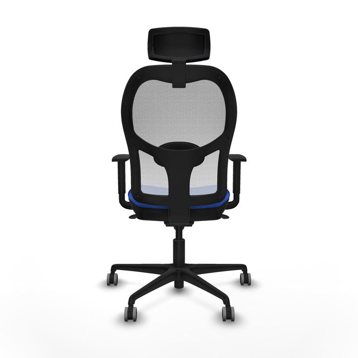 PIQUERAS Y CRESPO Silla de oficina Jorquera Azul y Blanca