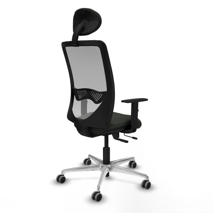 PIQUERAS Y CRESPO Silla de oficina Zulema con mecanismo Sincro/Traslack, Negro/Gris PIQUERAS Y CRESPO Silla de oficina Zulema con mecanismo Sincro/Traslack, Negro/Gris