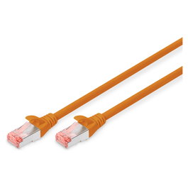 Digitus Patchkabel Cat6 S/FTP 0,5 m Naranja