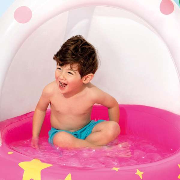 Piscina hinchable gaticornio 102x102 cm (1-3 años)