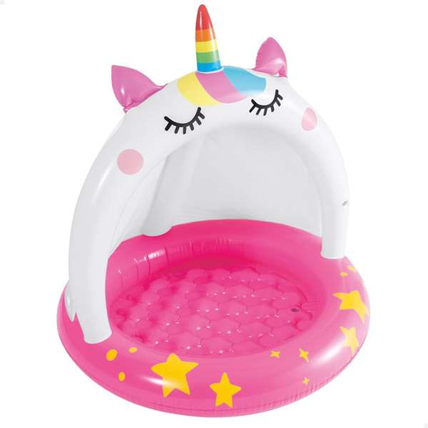 Piscina hinchable gaticornio 102x102 cm (1-3 años)