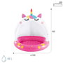 Piscina hinchable gaticornio 102x102 cm (1-3 años)