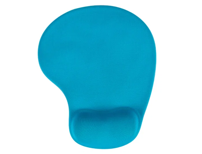 Q-connect Alfombrilla para Ratón con Reposamuñecas de Gel Color Turquesa 190x230x20 mm