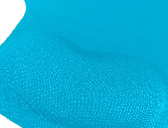 Q-connect Alfombrilla para Ratón con Reposamuñecas de Gel Color Turquesa 190x230x20 mm