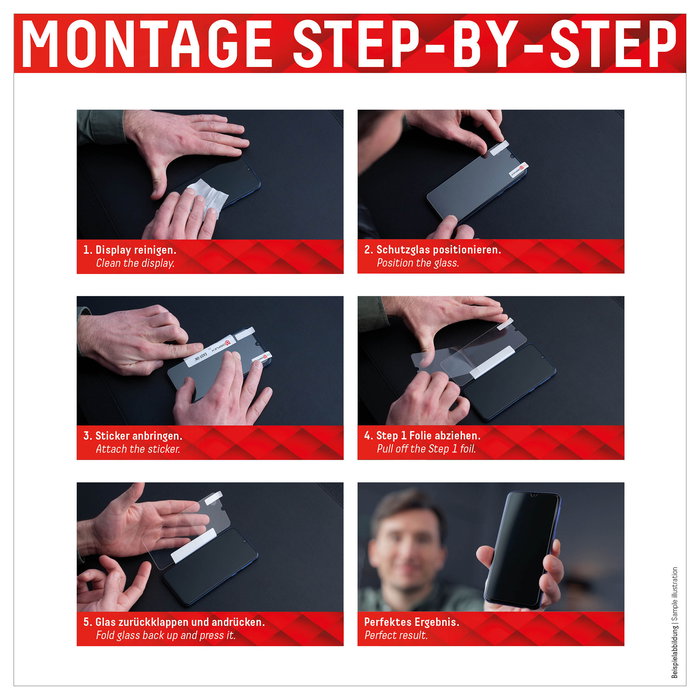 Displex Protector de Pantalla Smart Glass (9H) para Apple iPhone 13/13 Pro/14/16e - Ultra Delgado, Resistente a Impactos y Rayones, Aplicación en Seco