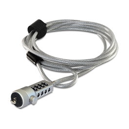 Navilock Cable de Seguridad con Combinación 20643, Plata