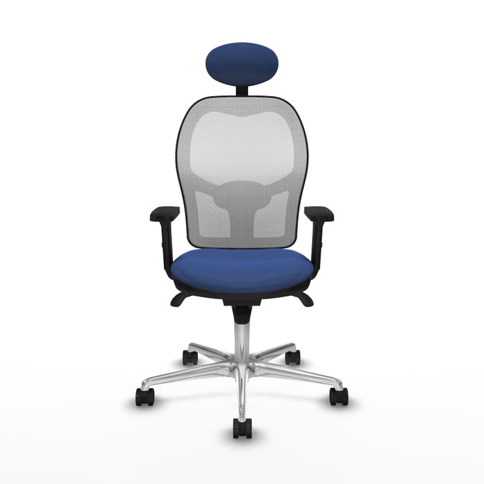 PIQUERAS Y CRESPO Silla de oficina Jorquera Azul Marino y Blanco PIQUERAS Y CRESPO Silla de oficina Jorquera Azul Marino y Blanco