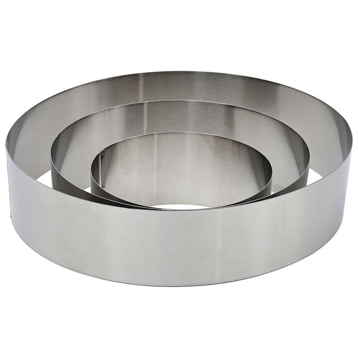 Lily Cook Juego de 3 Aros Pastelería d. 20 cm, d. 15 cm, d. 10 cm