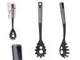 Kinvara Espaguetera Cocina Plástico TPR/PBT 7 x 34 x 4 cm Gris/Negro (Set de 24)