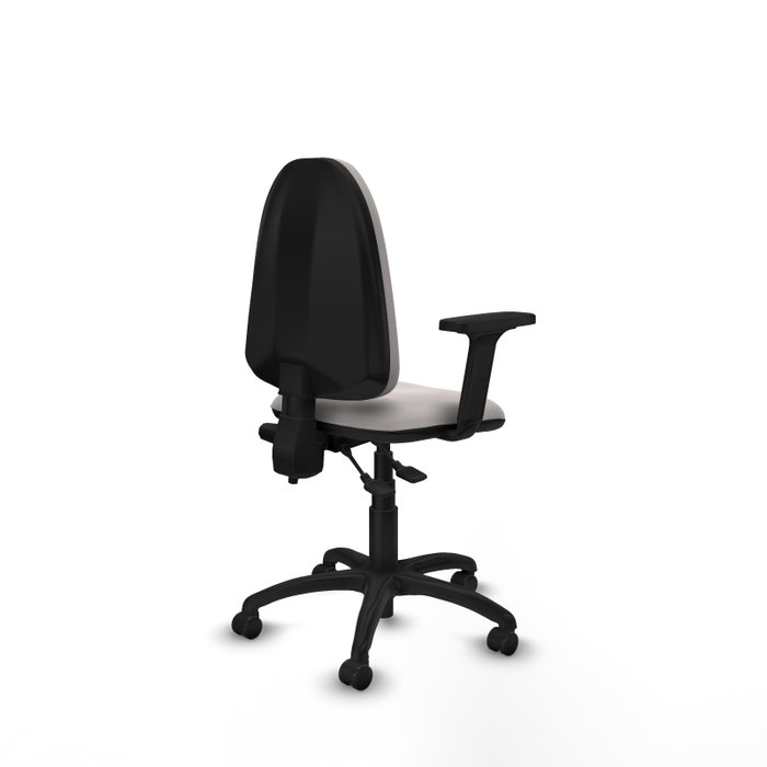 PIQUERAS Y CRESPO Silla de oficina Aýna Blanca con Brazos 2D PIQUERAS Y CRESPO Silla de oficina Aýna Blanca con Brazos 2D
