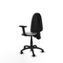 PIQUERAS Y CRESPO Silla de oficina Aýna Blanca con Brazos 2D