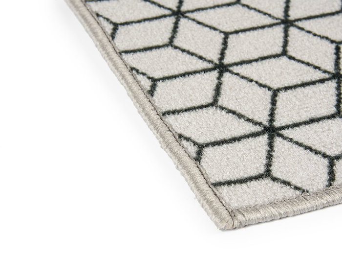 Kinvara Alfombra Multiusos Home Made 40x60 cm Poliamida Gris/Negro (Set de 24)