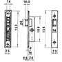 LINCE Cerradura 5553 para Aluminio