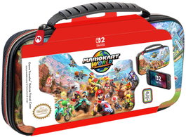 R.D.S Game Traveler Deluxe Travel Case Mario Kart World para Nintendo Switch