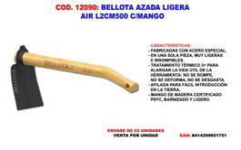 BELLOTA Azada Ligera Air L2CM500 con Mango