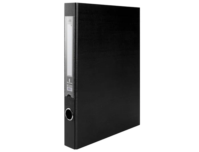 Liderpapel Carpeta de 2 anillas 25mm Negro con Forrado Papercoat Liderpapel Carpeta de 2 anillas 25mm Negro con Forrado Papercoat